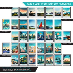 Money Saving Offer - Any 3 Prints of your Choice, Choose Your Size, Travel Poster, Travel Print, Art Prints, Art Gifts, National Park Poster image 13