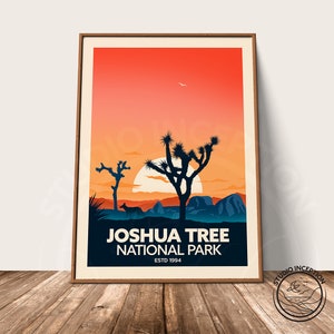 Joshua Tree Poster Print Joshua Tree National Park Print Travel Poster image 7