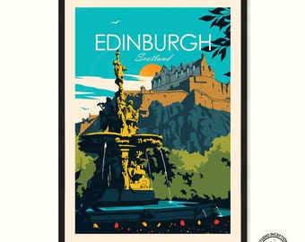 Edinburgh Scotland Print