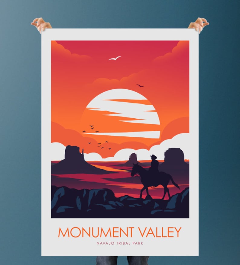 Monument Valley Travel Poster
