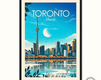Toronto Print Canada Travel Gift