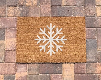 Winter Welcome Mat Etsy