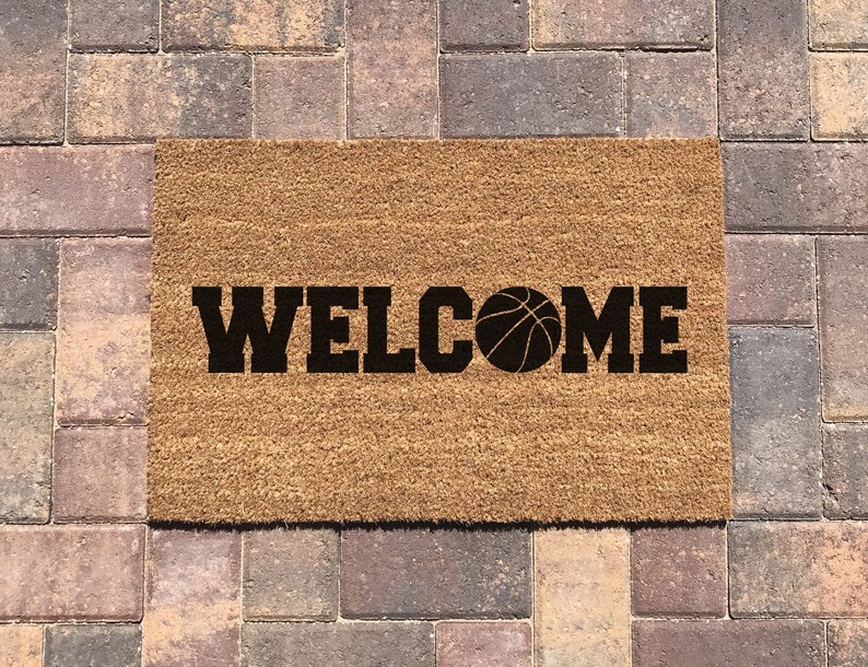 Sports Themed Doormat Custom Doormat Etsy