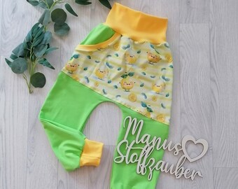 Jogger Pumphose Zitronen Sommer Kinder Baby