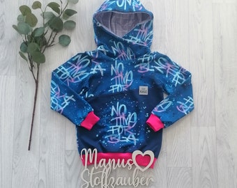 Kapuzenpulli Hoodie NoTime Pullover Kinder Mädchen