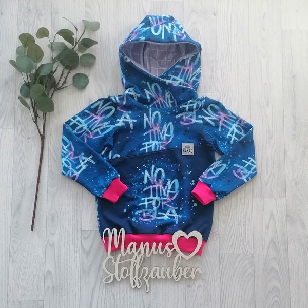 Kapuzenpulli Hoodie NoTime Pullover Kinder Mädchen