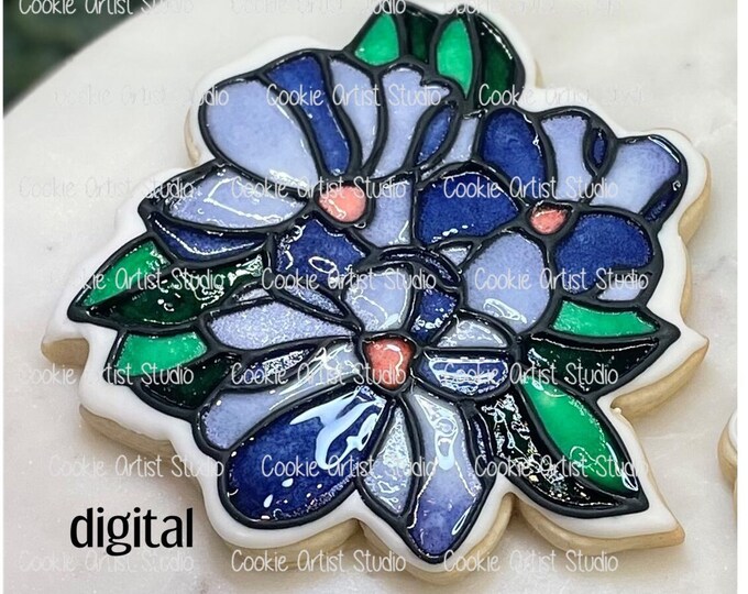 Flowers DIGITAL STL file, cookie cutter to download, downloadable file only