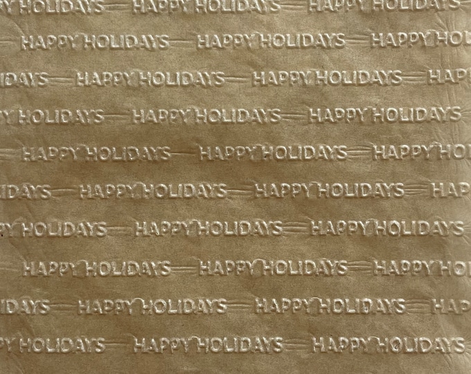 Happy Holidays Embossing Sheets, Textures and Dimension Parchment Papers