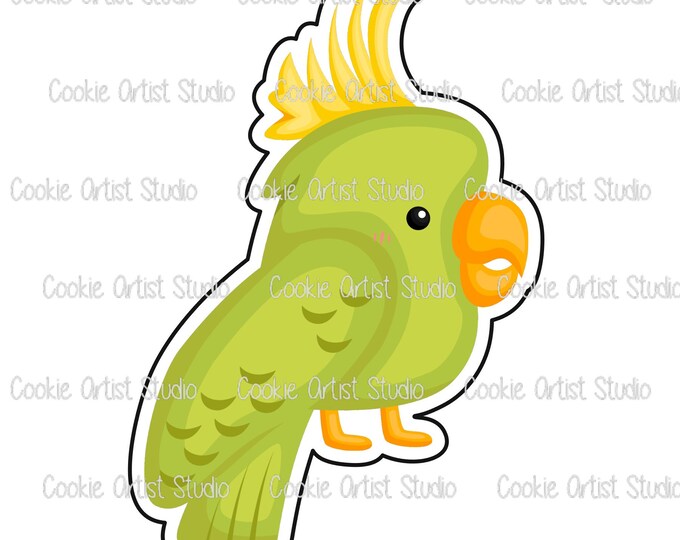 Parrot Cookie Cutter and Fondant Cutter Set