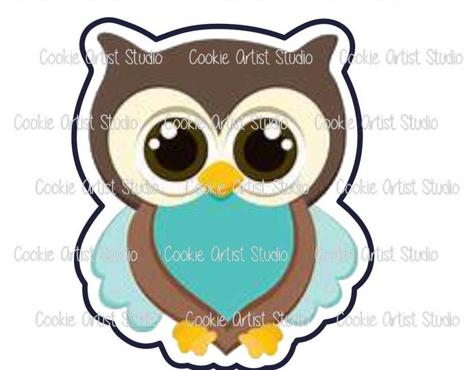 Owl Cookie Cutter and Fondant Cutter  Set