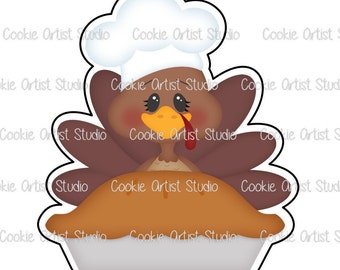 Turkey n Pie Cookie Cutter and Fondant Cutter Set