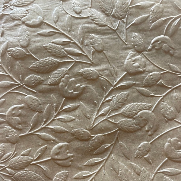 Floral Festoon Embossing Sheets, Textures and Dimension Parchment Papers