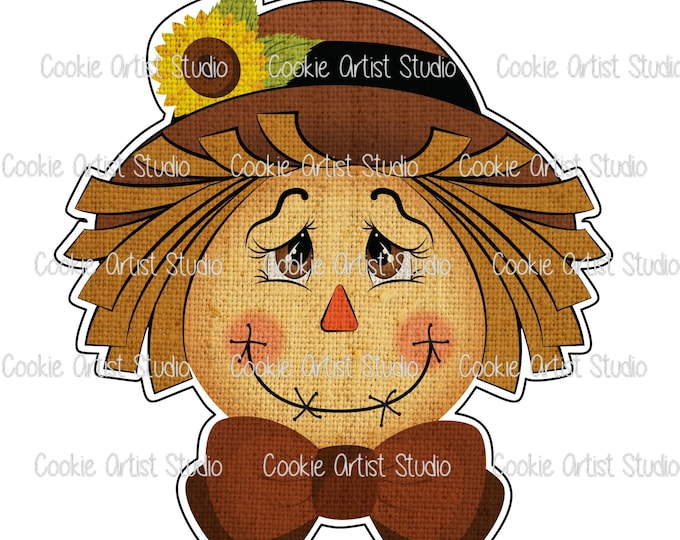 Scarecrow Face Cookie Cutter and Fondant Cutter Set