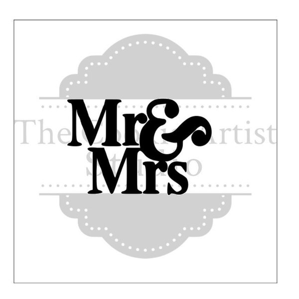 Mr & Mrs silk screen stencil, custom silk screen, custom stencil, mesh stencil