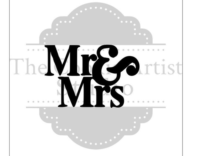 Mr & Mrs silk screen stencil, custom silk screen, custom stencil, mesh stencil