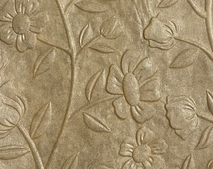 Flower Vines Embossing Sheets, Textures and Dimension Parchment Papers