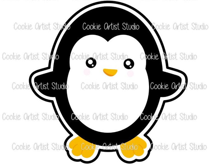 Penguin Cookie Cutter and Fondant Cutter Set
