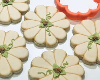 Pumpkin Top Cookie Cutter and Fondant Cutter Set