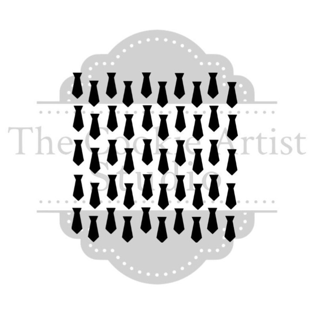 Tie Background Silk Screen Stencil Custom Silk Screen Etsy