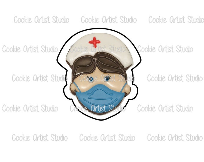 Nurse Cookie Cutter and Fondant Cutter Set