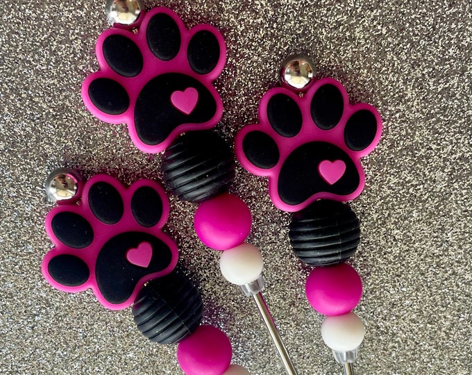 Paw Prints 4" Cookie Scribe, Silicone scribe, Cookie tool, baking tool, food pick, handmade scribe, stencil weeding