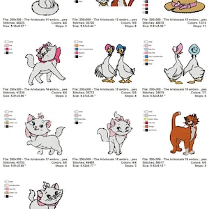 The Aristocats Embroidery Design Bundle 190 - Etsy