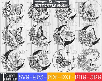 Download Butterfly Mandala Svg Etsy