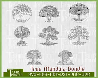 Free Free 253 Tree Of Life Layered Mandala Svg SVG PNG EPS DXF File