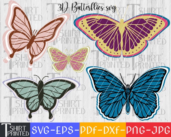 butterfly svg bundle butterfly template 3d butterfly svg etsy australia