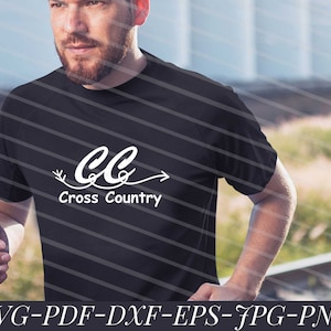 Cross Country Svg-bundel, Cross Country Svg, Cross Country Pack downloaden, Sport Svg, Dxf, Png, Eps, Jpg, Pdf. afbeelding 4