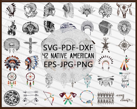 Download Native American Svg Tribe Chief Svg American Indian Svg Etsy