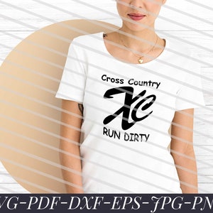 Cross Country Svg-bundel, Cross Country Svg, Cross Country Pack downloaden, Sport Svg, Dxf, Png, Eps, Jpg, Pdf. afbeelding 3