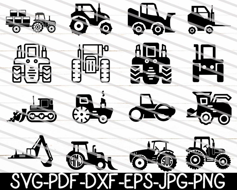 Download Tractor Svg Bundle Tractor Svg Farm Tractor Svg Farming | Etsy
