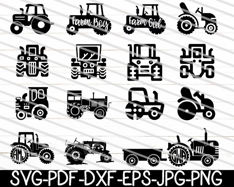 Download Tractor Svg Bundle Tractor Svg Farm Tractor Svg Farming | Etsy