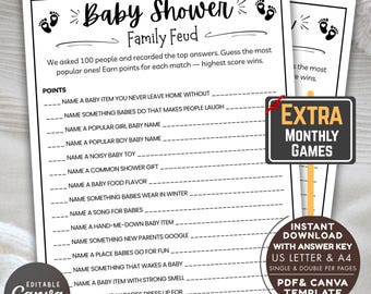 Juego de trivia para romper el hielo en el baby shower (PDF imprimible)