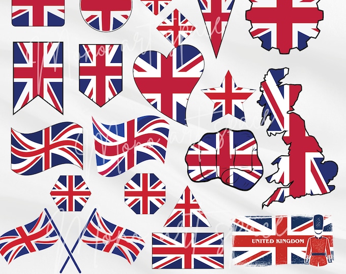 Union Jack British Flag SVG | United Kingdom Flag | UK Union Jack | Svg ...
