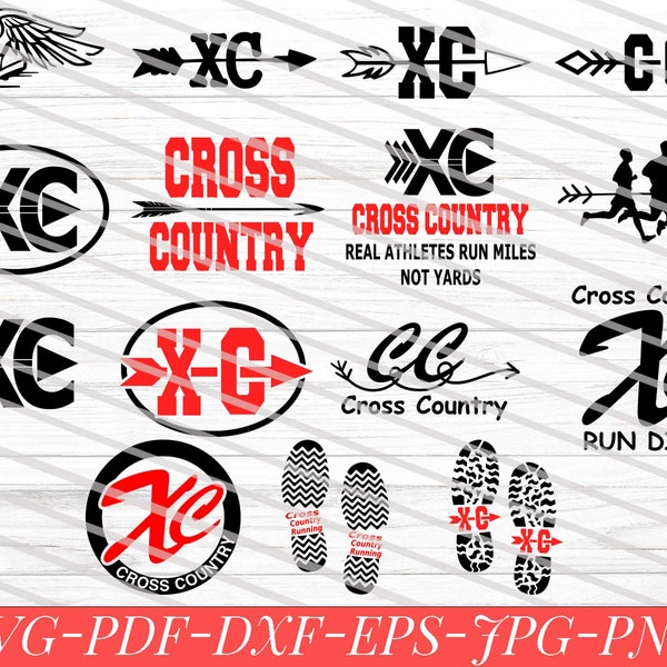 Cross Country Svg Bundle, Cross Country Svg, Cross Country Pack Download, Sport Svg, Dxf, Png, Eps, Jpg, Pdf.