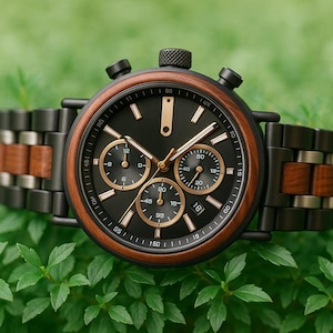 Personalized Gift watch for Men, 1st anniversary gift, Personalized Fathers day Gift, gift for him/Husband/Boyfriend/Father