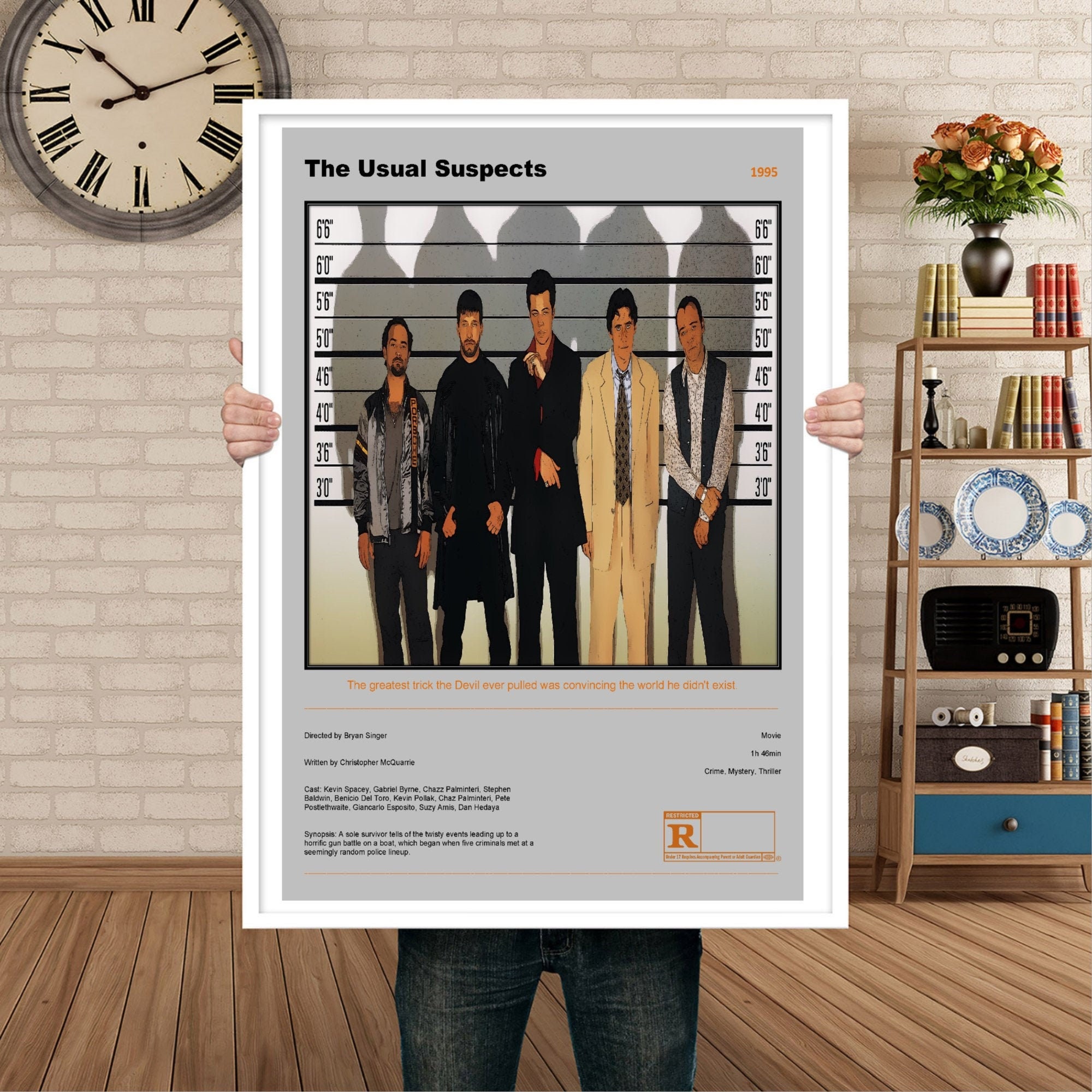 Keyser soze usual suspects' Poster, picture, metal print, paint by Lowpoly  Posters