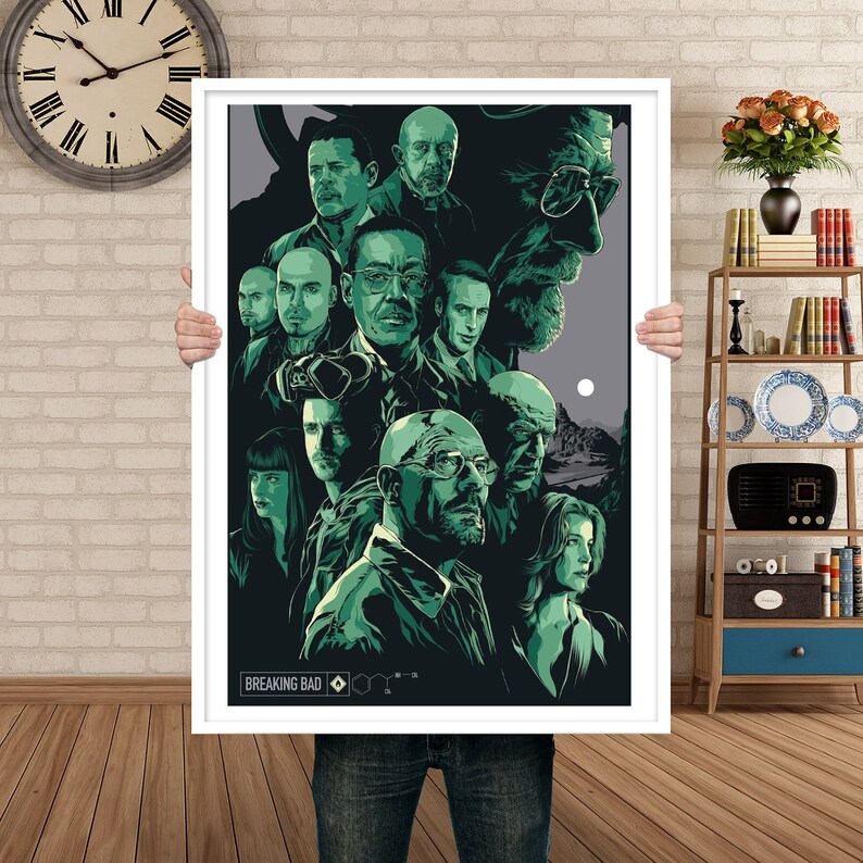 Breaking Bad Poster Movie Poster Art Home Decor Bedroom Etsy UK