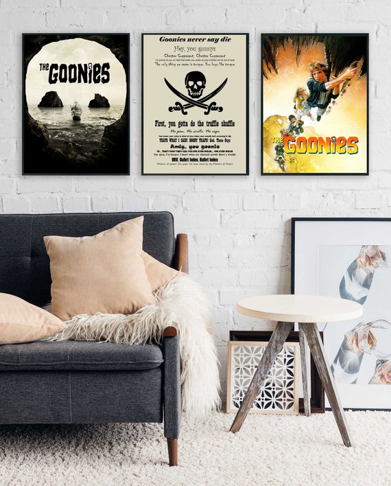 Goonies Poster Set Movie Poster Art Home Decor Bedroom - Etsy Norway