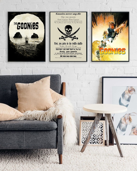 Goonies Poster Set Movie Poster Art Home Decor Bedroom - Etsy Norway