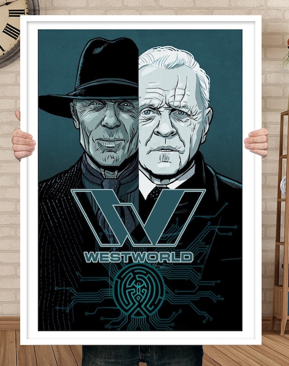 Westworld Poster Tv Poster Movie Poster Art Home Decor Etsy