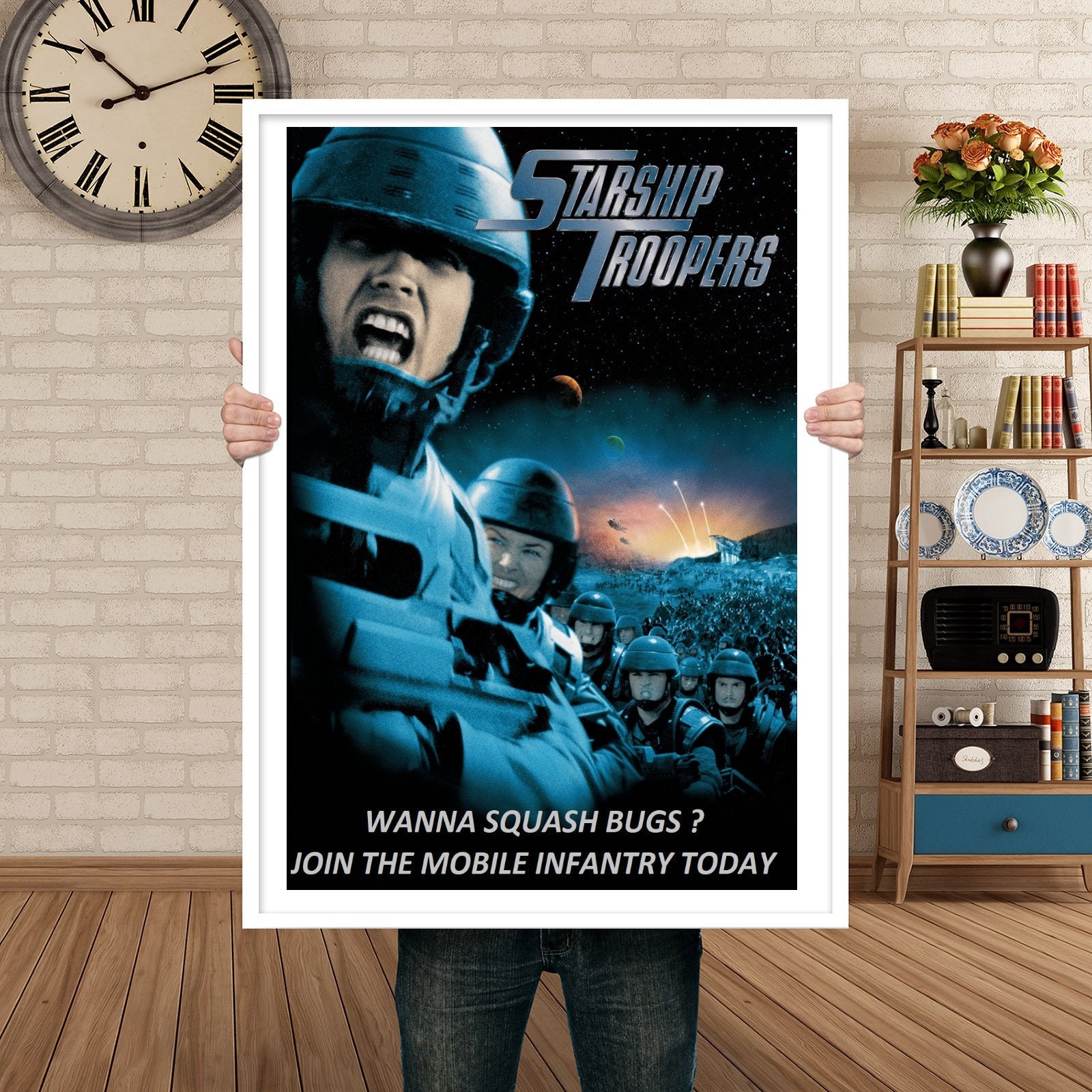 Starship Troopers Bugs Poster for Sale by EverettWiseb