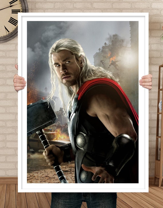 Avengers Endgame movie poster - 11 x 17 - Thor poster (b) Chris Hemsworth