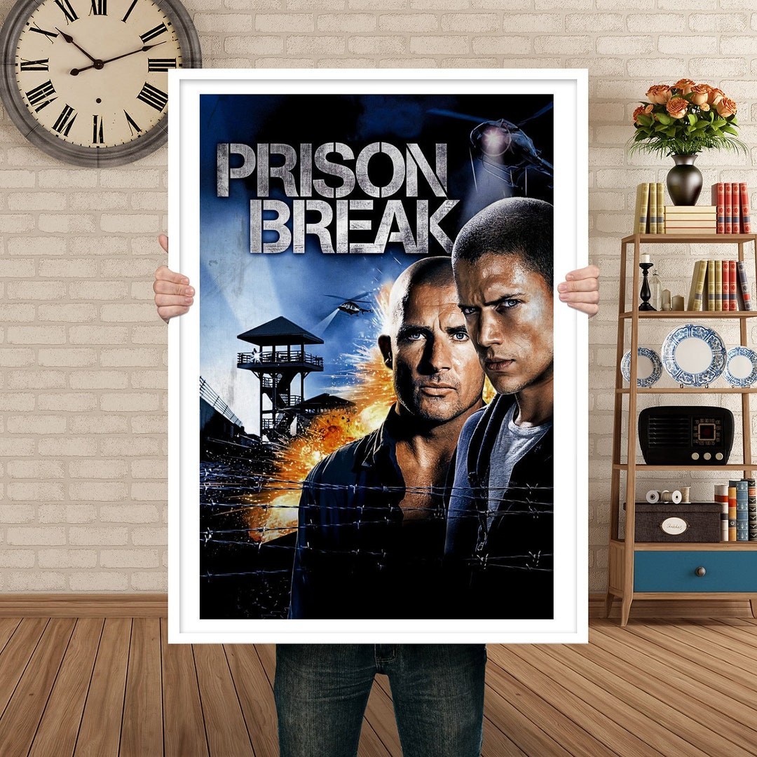 New Prison Break Posters Filme Branco Papel Revestido Imprime Alta  Definição Imagem Clara Decoração de casa Sala Quarto Bar