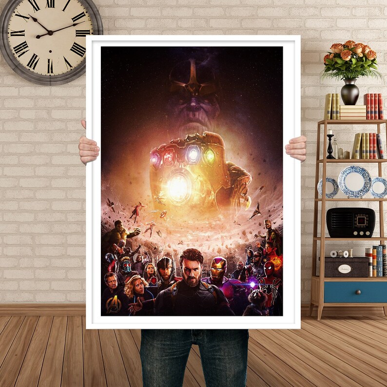 Avengers Endspiel Poster Film Poster Kunst Home Decor | Etsy