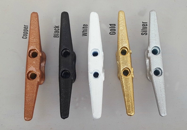 4 Inch Boat Cleat Cast Iron Nautical Beach Knob Pull or Hook Etsy