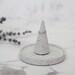 Ring Cone and Tray Set, Concrete, Jewellery Organiser, Gifts for Her, New Home Gift, Jewellery Holder, Jewellery Ring Holder, Jesmonite Cone