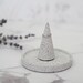 Ring Cone and Tray Set, Concrete, Jewellery Organiser, Gifts for Her, New Home Gift, Jewellery Holder, Jewellery Ring Holder, Jesmonite Cone 